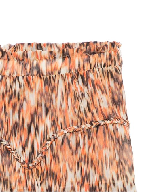 Carrot orange/multicolour skirt ISABEL MARANT | JU0357FAC2J05I11OR